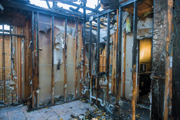 Professional Fire Damage Assessment technician working in Ellsworth, WI